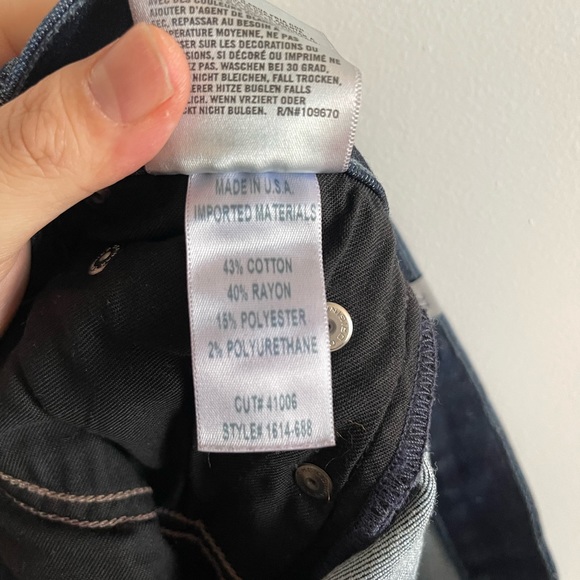 Citizen of humanity Rocket High Rise Skinny Jeans size 27 - Picture 8 of 8